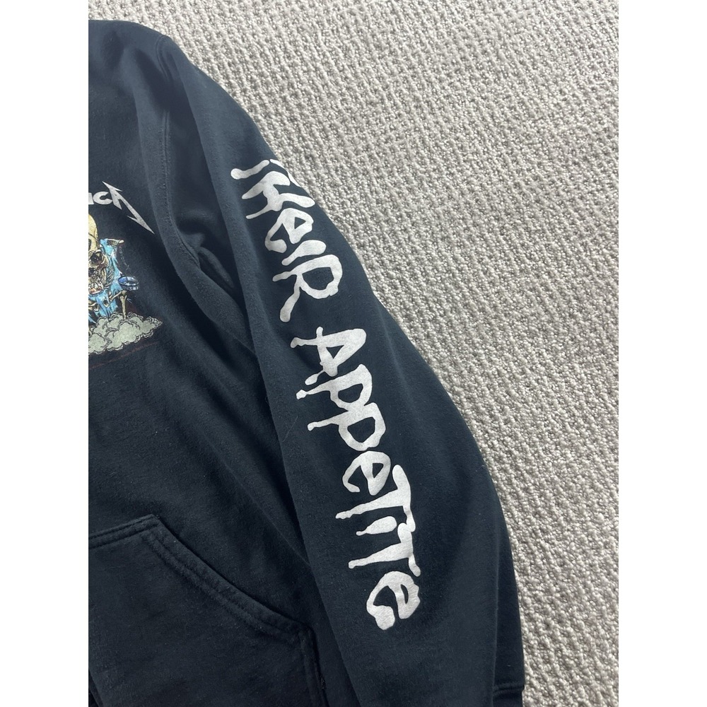 Metallica Band Hoodie Soon You'll Please Their Appetite Full Zip Concert Medium - Picture 3 of 12